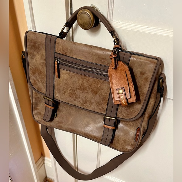 Aldo Bags Aldo Vegan Leather Laptop Messenger Bag Poshmark